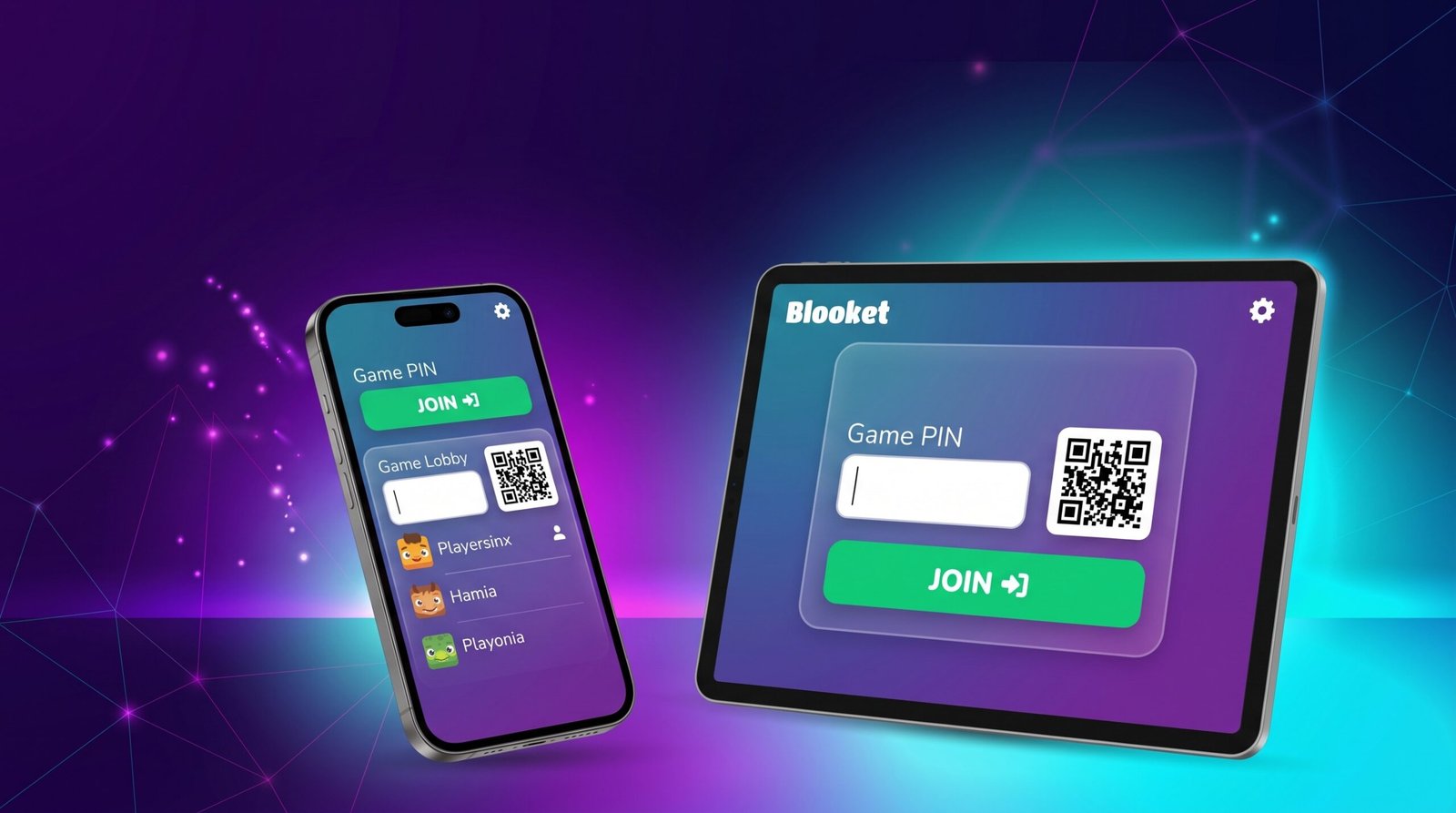 Blooket Join game with a code, QR code or link
