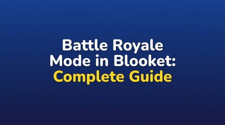 Battle Royale Mode in Blooket