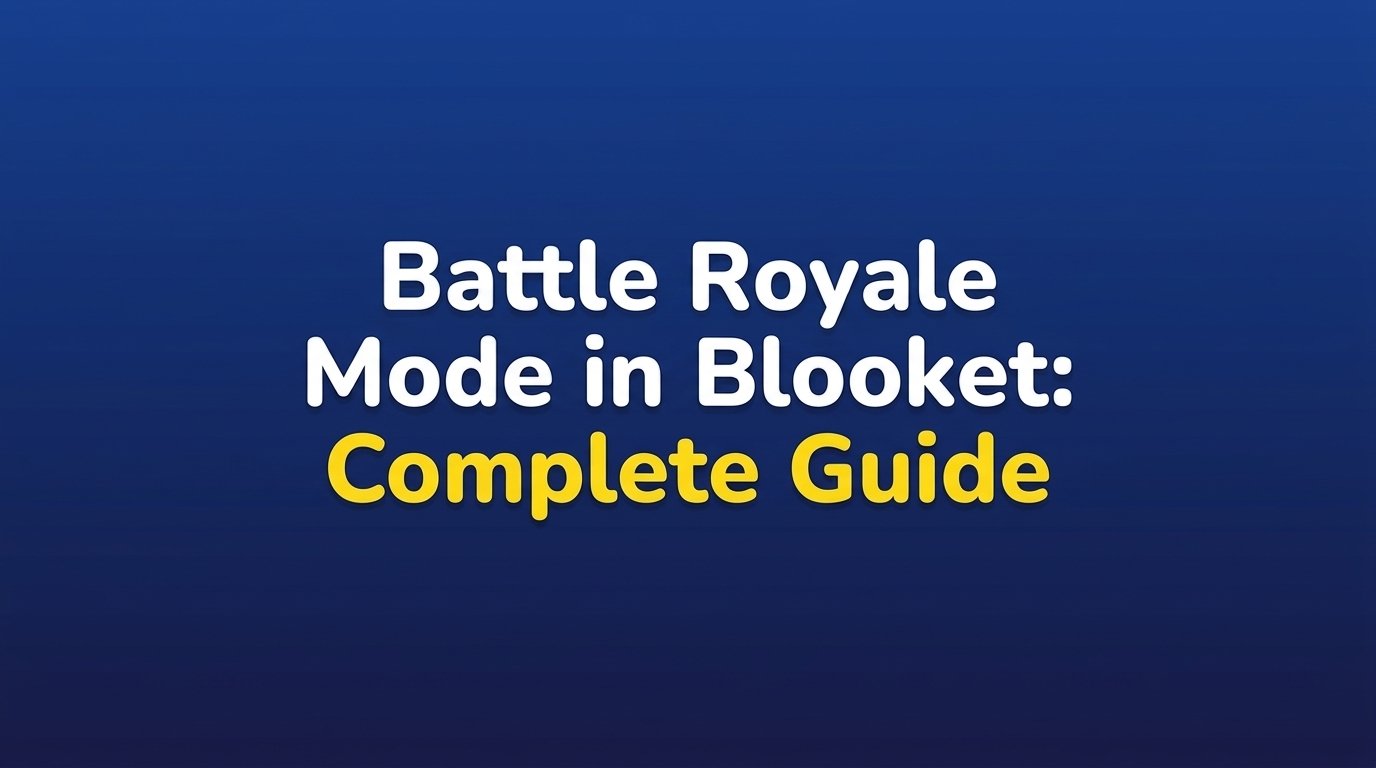 Battle Royale Mode in Blooket